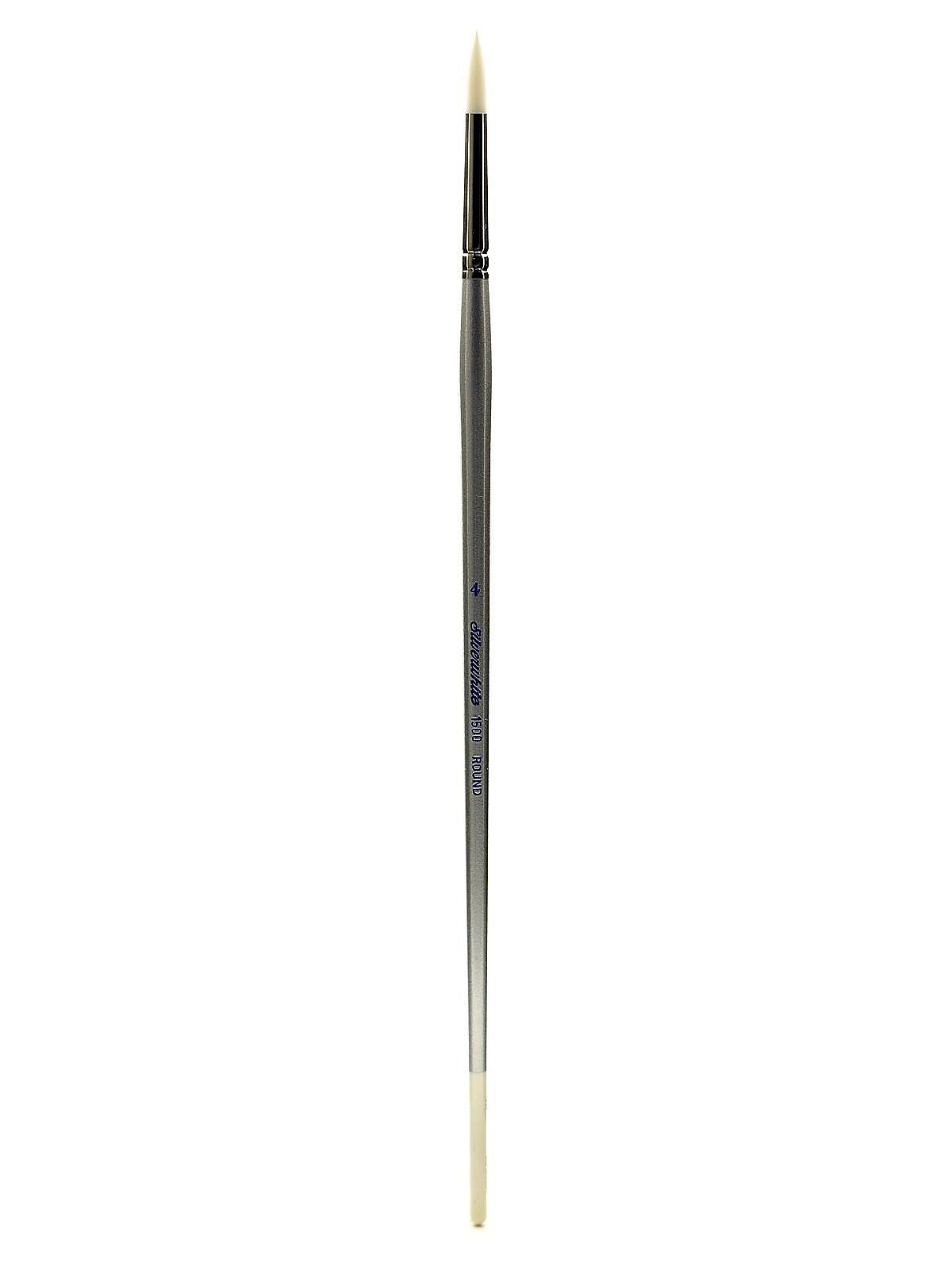 Silver Brush Silverwhite Series Synthetic Brushes Long Handle 4 Round