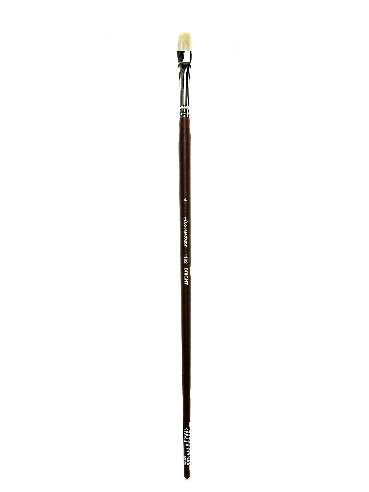 Silver Brush Silverstone Series Hog Bristle Brushes 4 Bright 1102