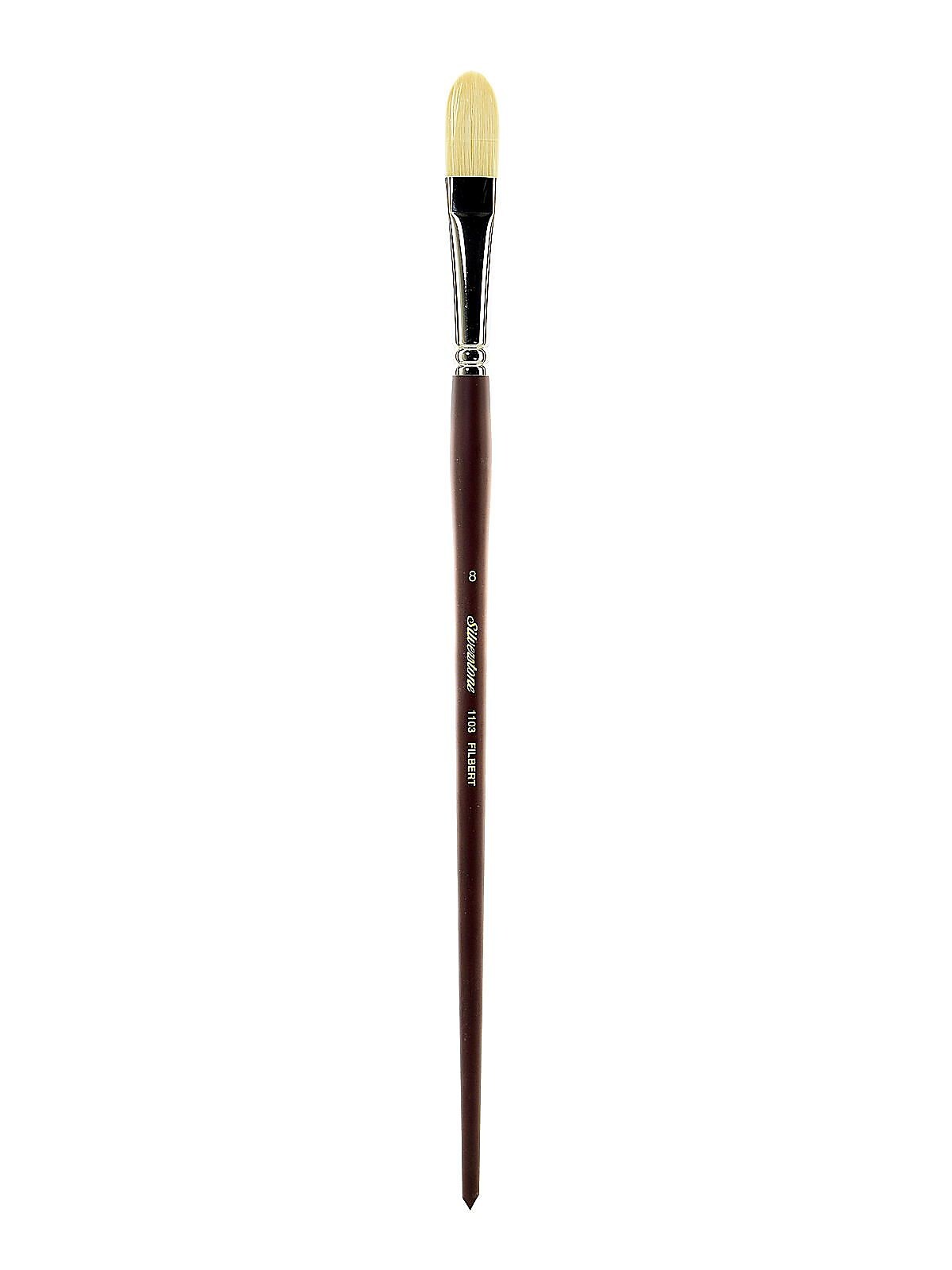 Silver Brush Silverstone Series Hog Bristle Brushes 8 Filbert 1103
