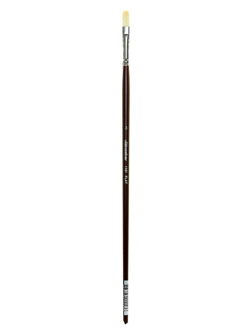 Silver Brush Silverstone Series Hog Bristle Brushes 3 Flat 1101