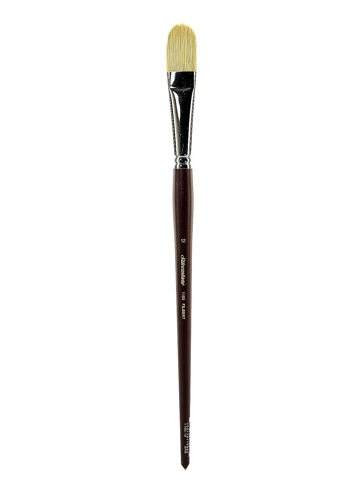 Silver Brush Silverstone Series Hog Bristle Brushes 12 Filbert 1103