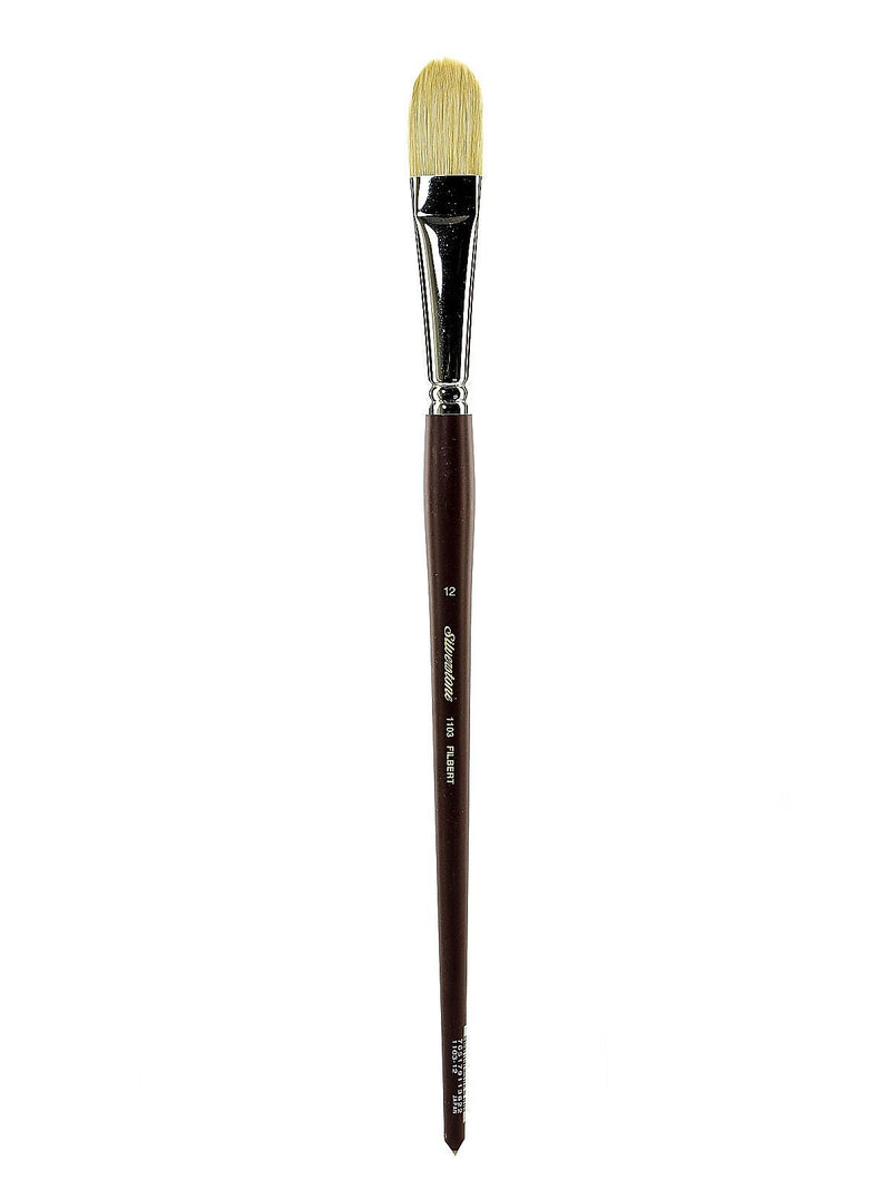 Silver Brush Silverstone Series Hog Bristle Brushes 12 Filbert 1103