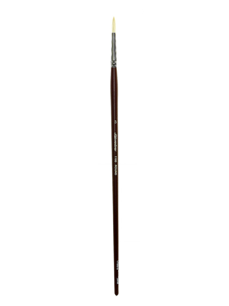 Silver Brush Silverstone Series Hog Bristle Brushes 3 Round 1100