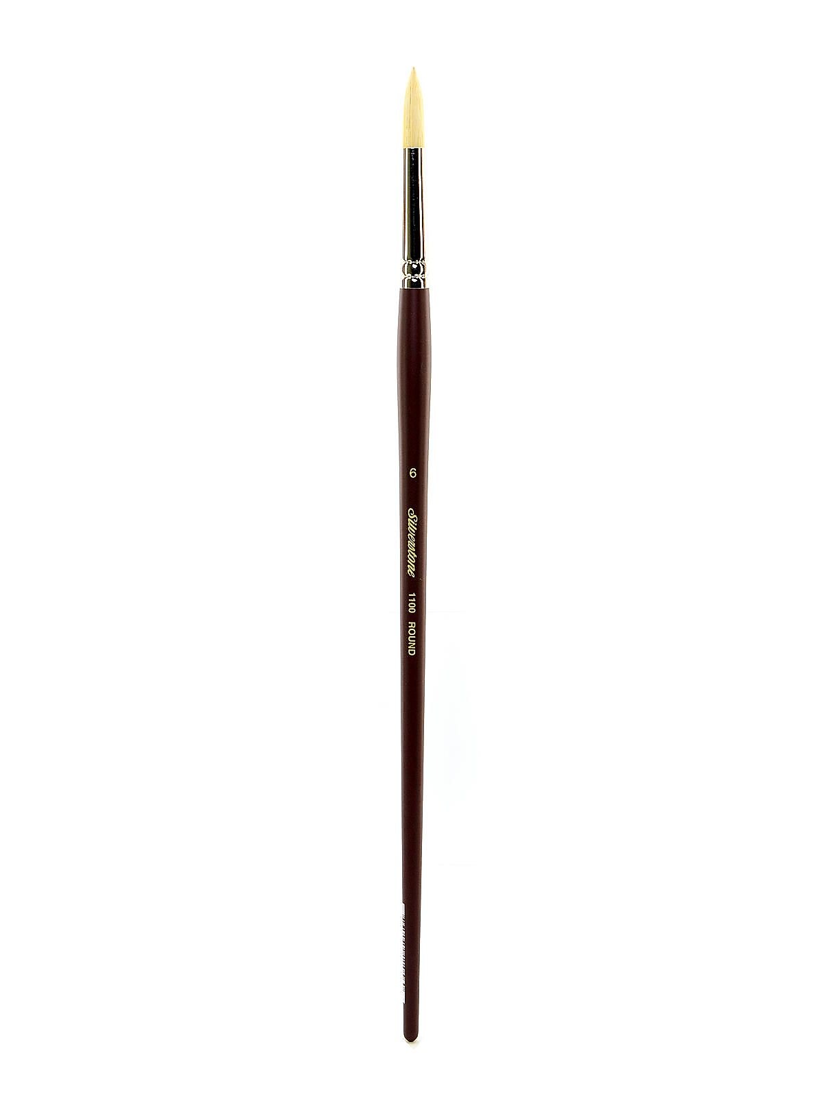 Silver Brush Silverstone Series Hog Bristle Brushes 6 Round 1100