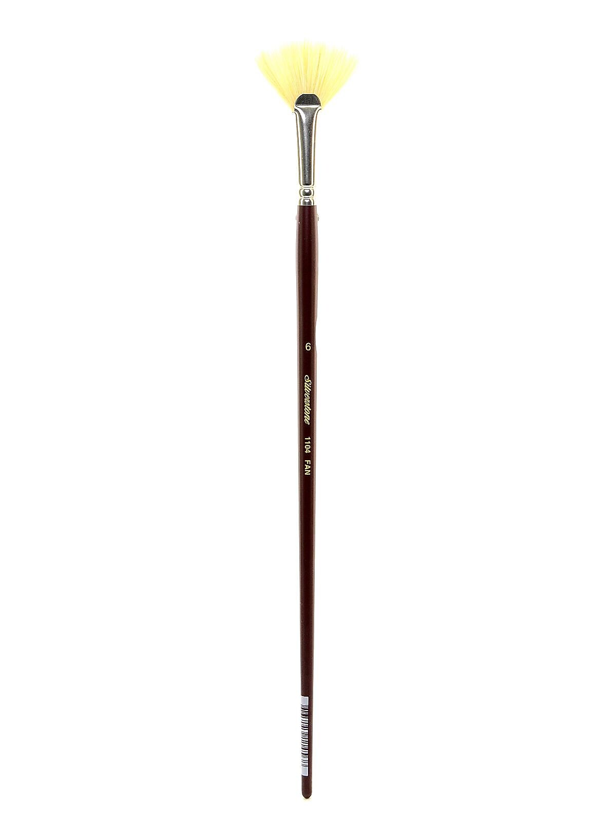 Silver Brush Silverstone Series Hog Bristle Brushes 6 Fan 1104