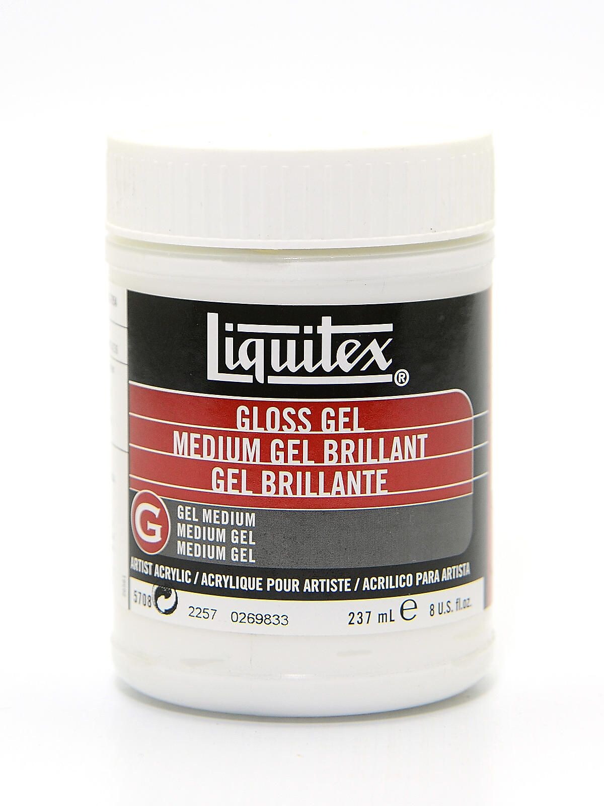 Liquitex Acrylic Gloss Gel Medium 8 Oz.