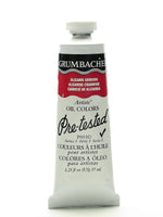 Grumbacher Pre-Tested Artists Oil Colors Alizarin Crimson P001 1.25 Oz.