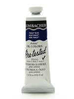 Grumbacher Pre-Tested Artists Oil Colors Thalo Blue P203 1.25 Oz.