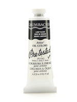 Grumbacher Pre-Tested Artists Oil Colors Lamp Black P116 1.25 Oz., 2/Pk