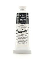 Grumbacher Pre-Tested Artists Oil Colors Ivory Black P115 1.25 Oz. [Pack Of 2]