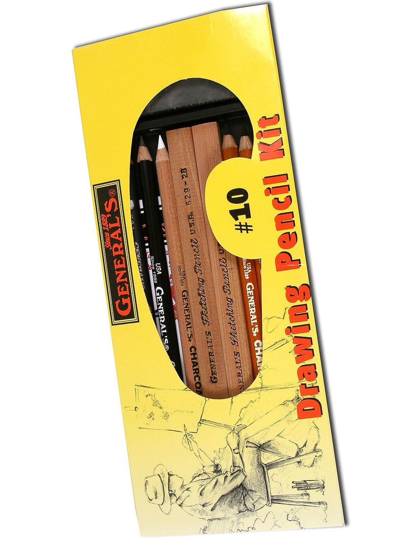General's Drawing Pencil Kit, #10, 2/Pack (81043-PK2)