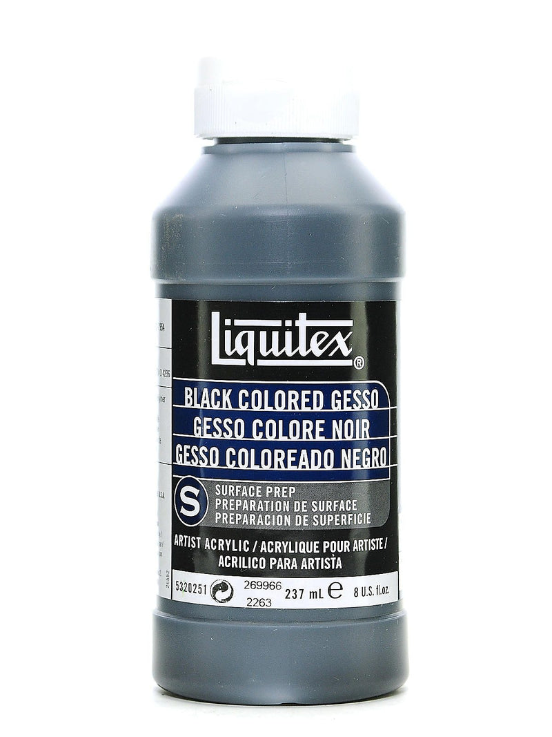 Liquitex Acrylic Colored Gesso Black 8 Oz. [Pack Of 2]