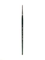 Silver Brush Ruby Satin Series Synthetic Brushes Short Handle 0 Filbert 2503S