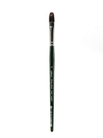 Silver Brush Ruby Satin Series Synthetic Brushes Short Handle 10 Filbert 2503S