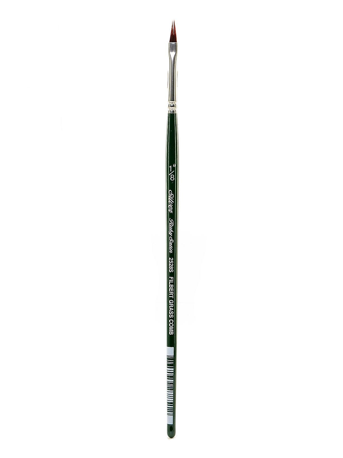 Silver Brush Ruby Satin Series Synthetic Brushes Short Handle 1/8 In. Grass Comb 2528S