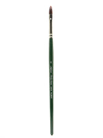 Silver Brush Ruby Satin Series Synthetic Brushes Short Handle 6 Filbert 2503S