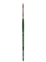 Silver Brush Ruby Satin Series Synthetic Brushes Short Handle 6 Round 2500S