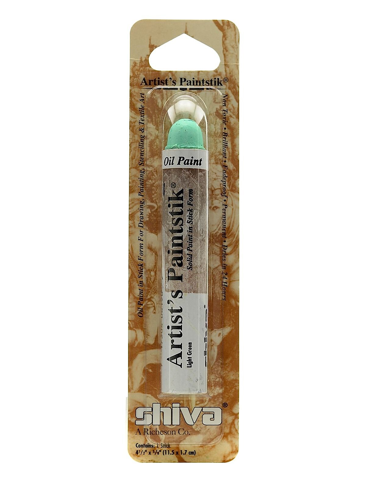 Shiva Artist's Paintstik Oil Colors Light Green Decorative [Pack Of 3]