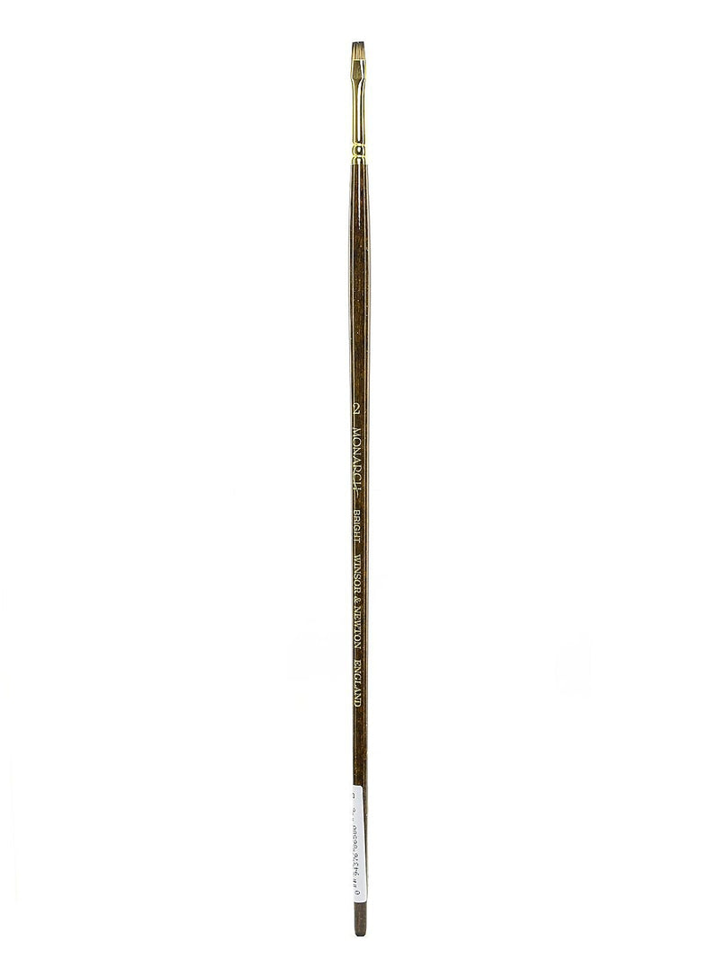 Winsor And Newton Monarch Brushes 2 Flat/Bright Long Handle