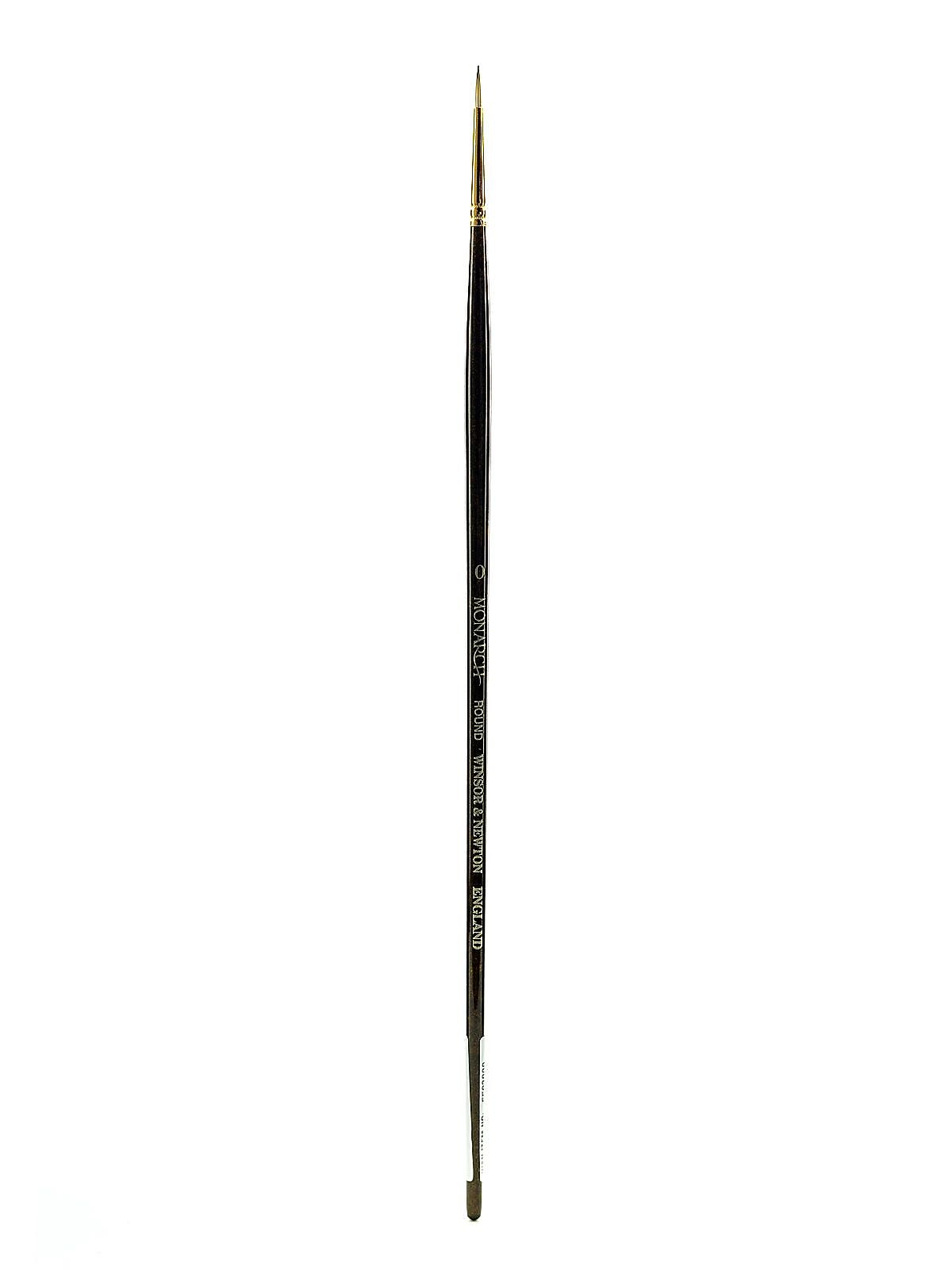 Winsor And Newton Monarch Brushes 0 Round Long Handle