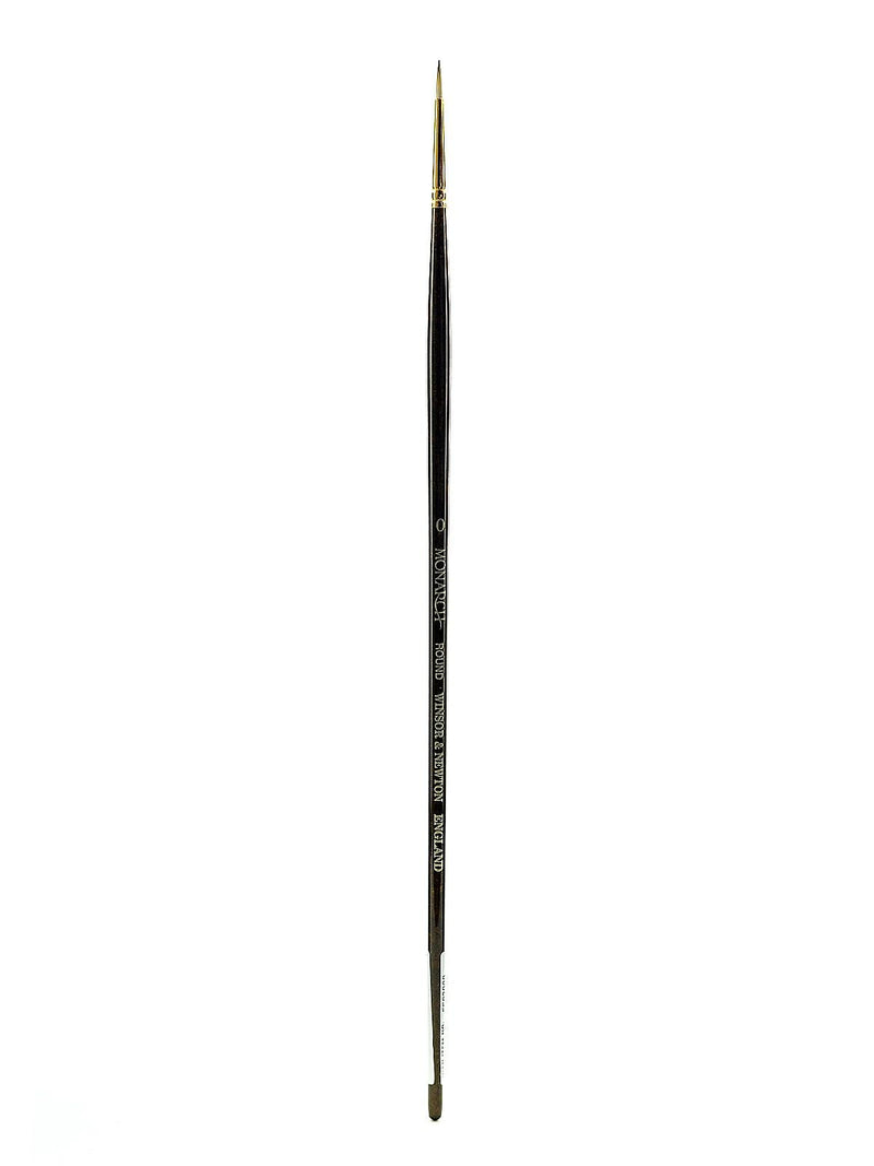 Winsor And Newton Monarch Brushes 0 Round Long Handle