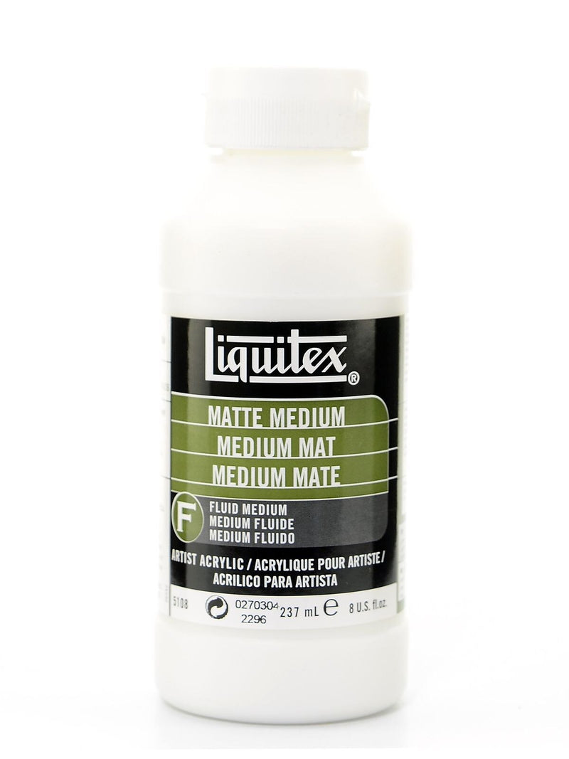 Liquitex Acrylic Paint Matte Paint Medium 8 Oz.