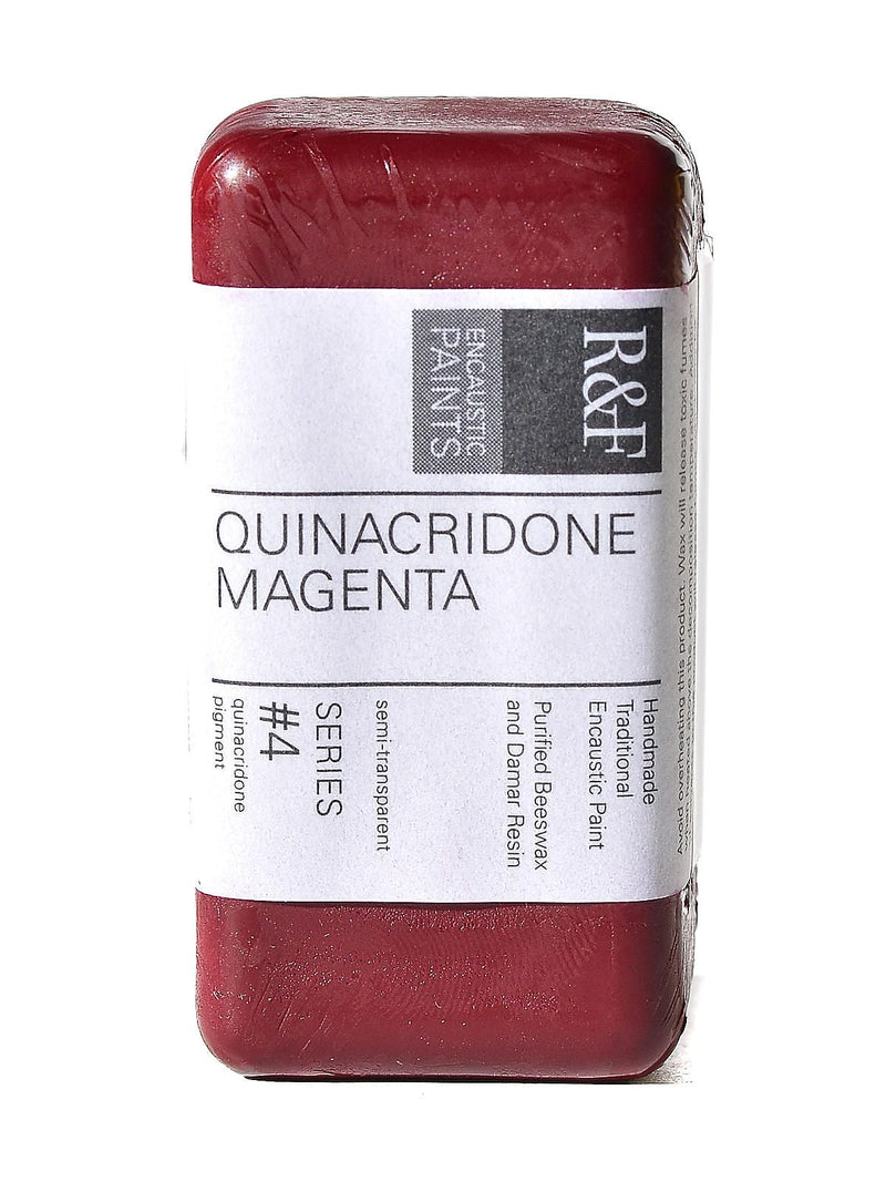 R  And  F Handmade Paints Encaustic Paint Quinacridone Magenta 40 Ml