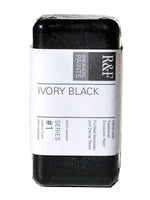 R  And  F Handmade Paints Encaustic Paint Ivory Black 40 Ml [Pack Of 2]