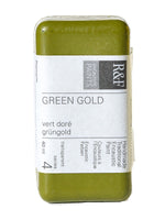 R  And  F Handmade Paints Encaustic Paint Green Gold 40 Ml