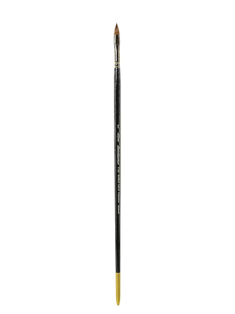 Silver Brush Renaissance Series Brushes Long Handle 6 Cat's Tongue 7110