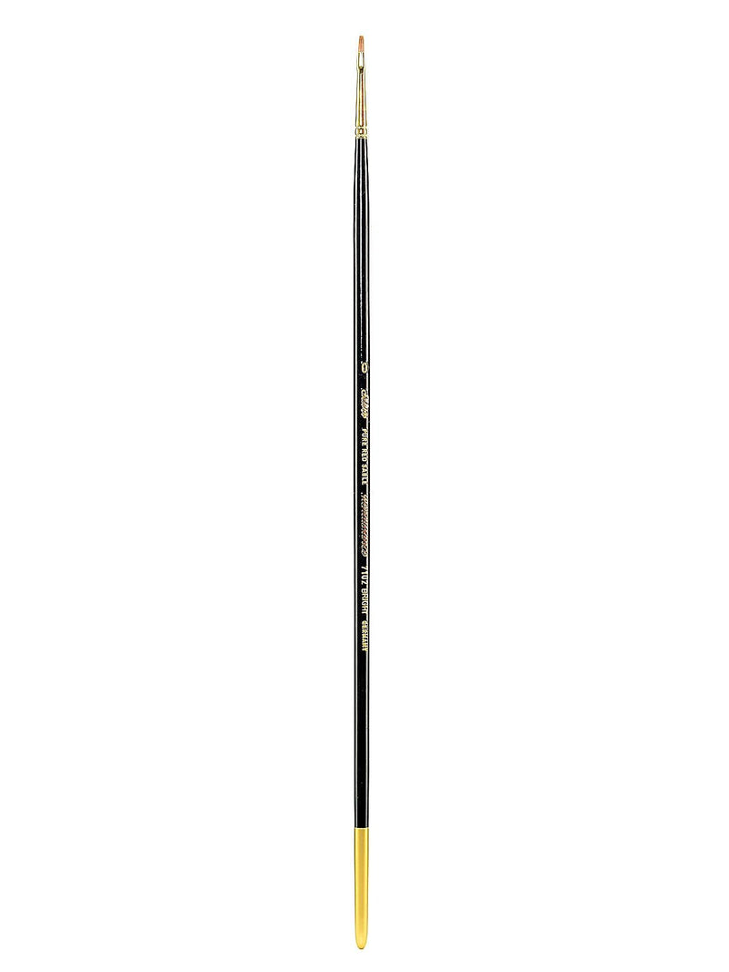Silver Brush Renaissance Series Brushes Long Handle, 0 Bright No 7102 (27905)