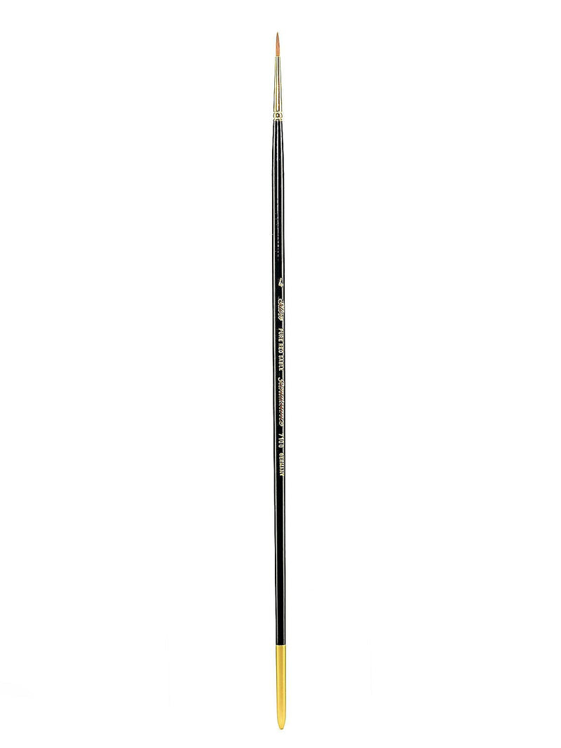 Silver Brush Renaissance Series Brushes Long Handle, 4 Round No 7100 (46418)