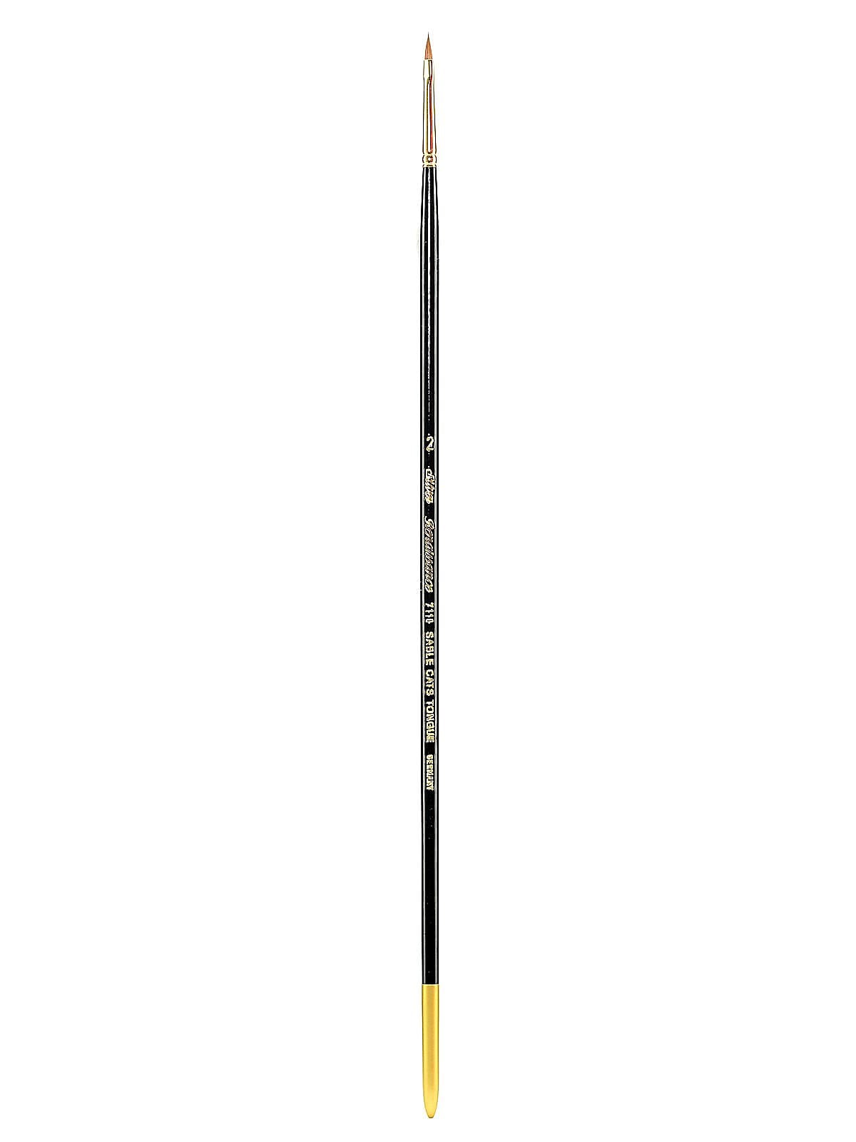 Silver Brush Renaissance Series Brushes Long Handle 2 Cat's Tongue 7110