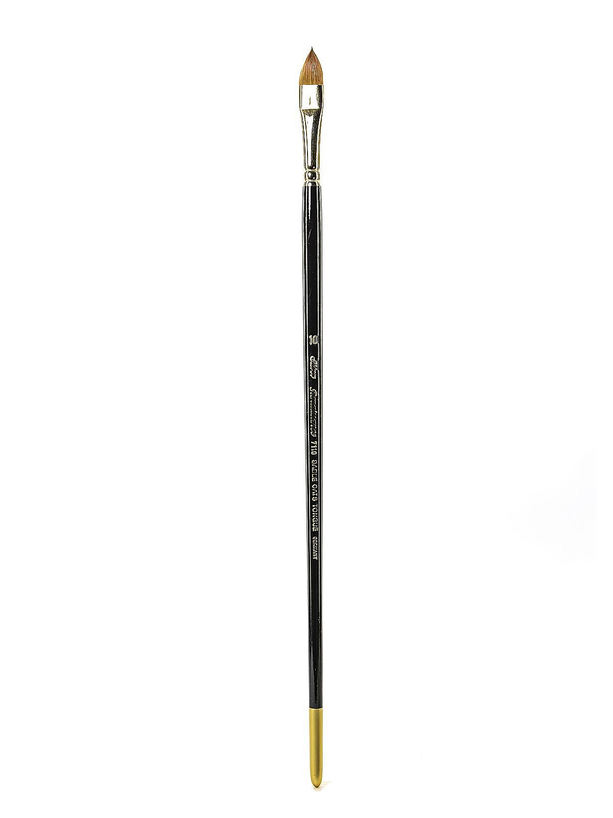 Silver Brush Renaissance Series Brushes Long Handle 10 Cat's Tongue 7110