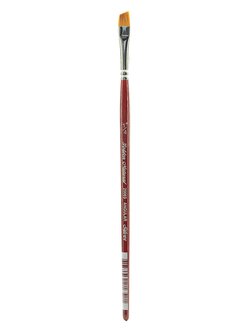 Silver Brush Golden Natural Series Brushes, 1/4", Angular 2006S (24331)