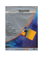 Clearbags Photography and Art Bags, 8-1/2" x 11", 25/Box, 3/Pack (17374-Pk3)