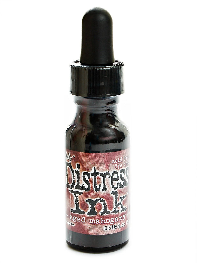 Ranger Tim Holtz Distress Ink Reinker Bottle, Aged Mahogany, 3/Pack (36462-PK3)