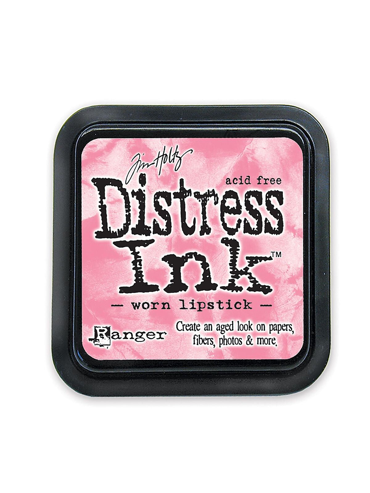 Ranger Tim Holtz Distress Ink Pads, 2" x 2", Worn Lipstick, 3/Pack (58588-PK3)