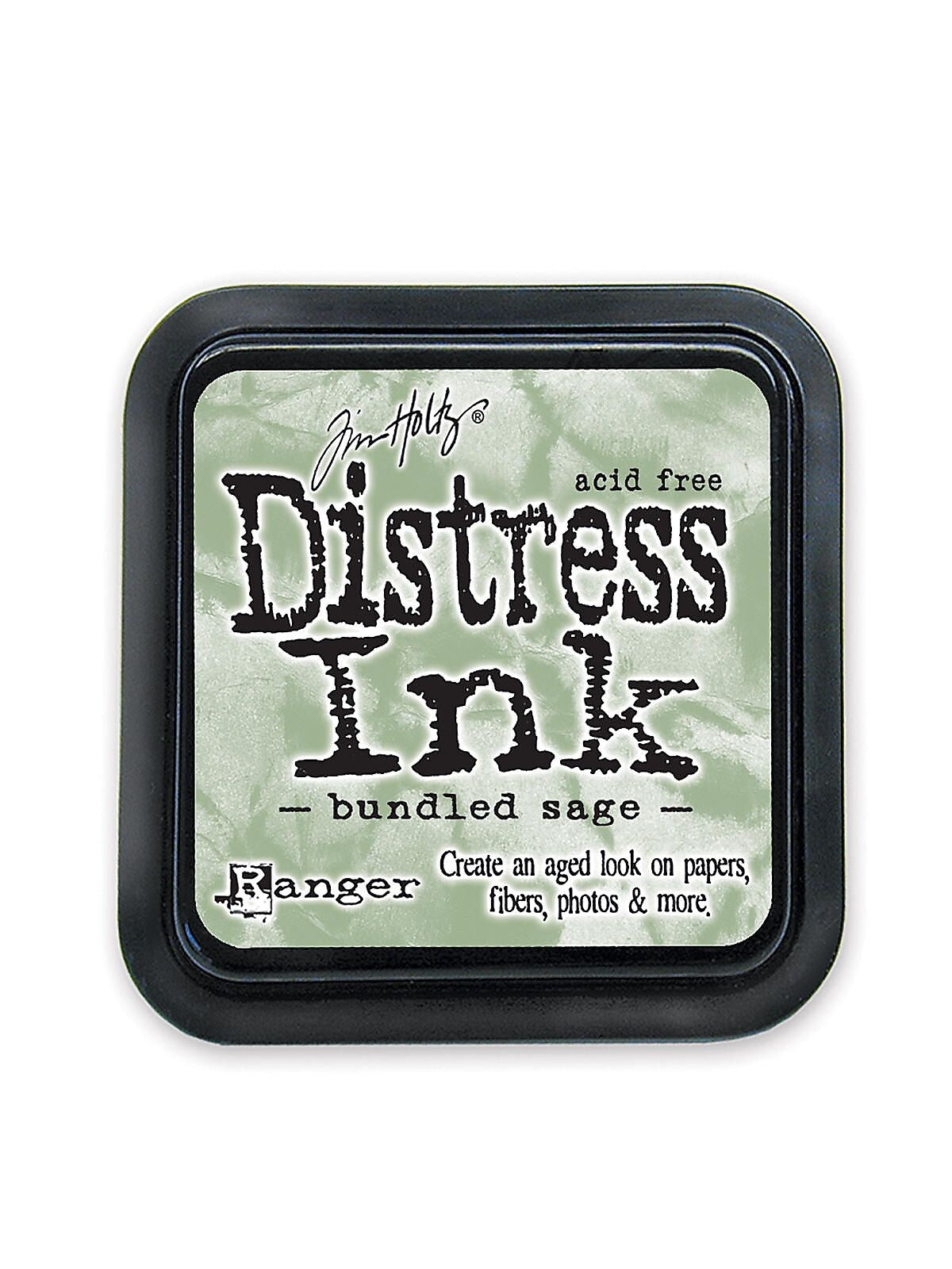 Ranger Tim Holtz Distress Ink Pads, 2" x 2", Bundled Sage, 3/Pack (69439-PK3)