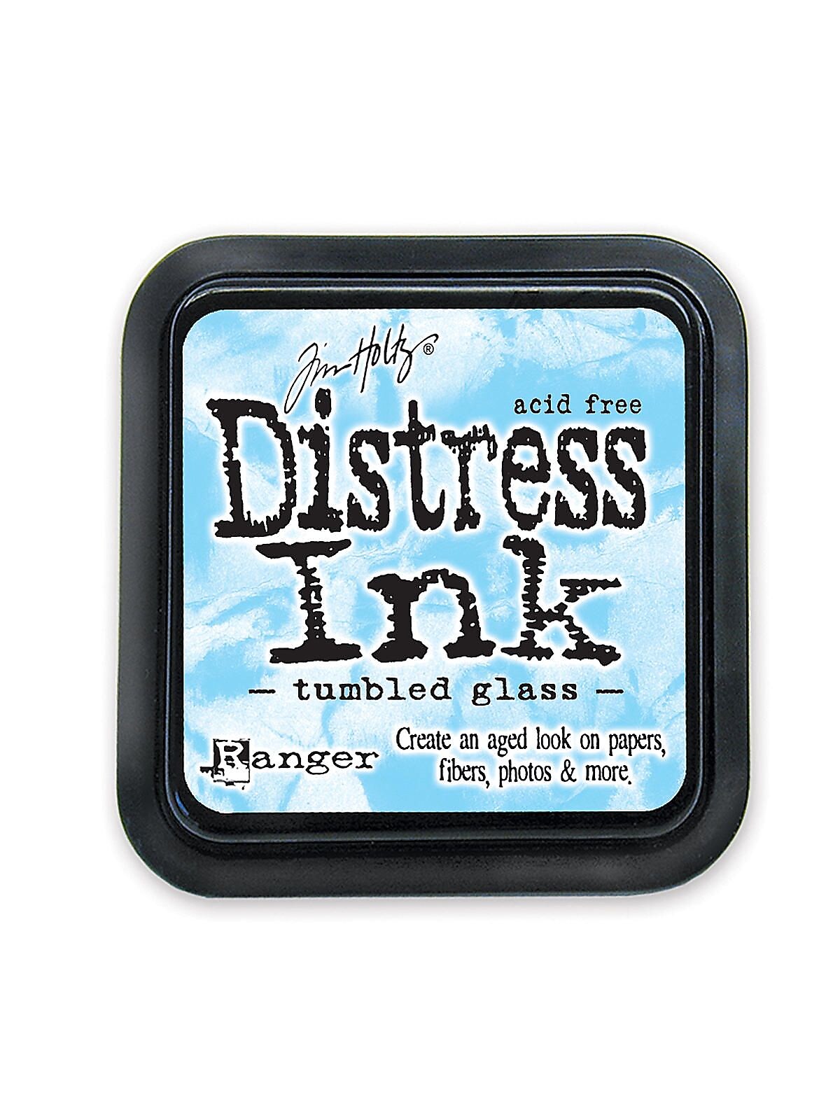 Ranger Tim Holtz Distress Ink Pads, 2" x 2", Tumbled Glass, 3/Pack (69451-PK3)