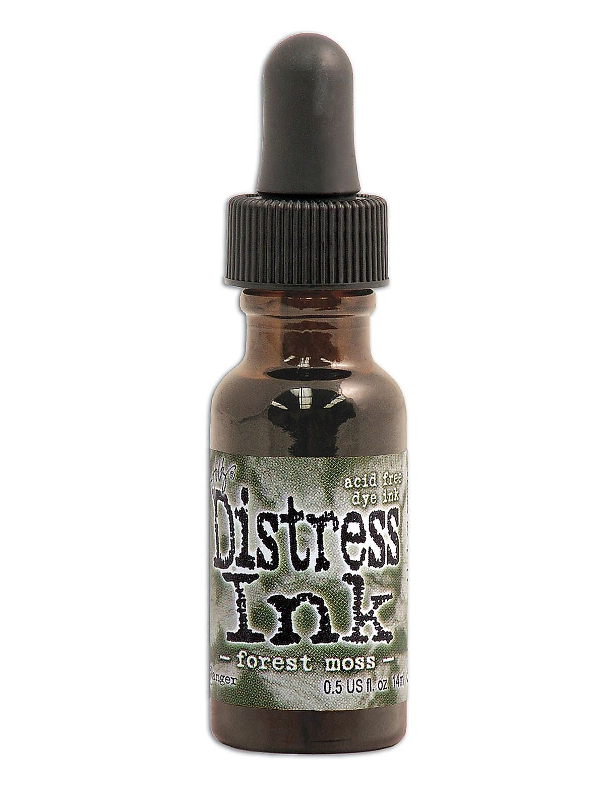 Ranger Tim Holtz Distress Ink Reinker Bottle, Forest Moss, 3/Pack (69480-PK3)