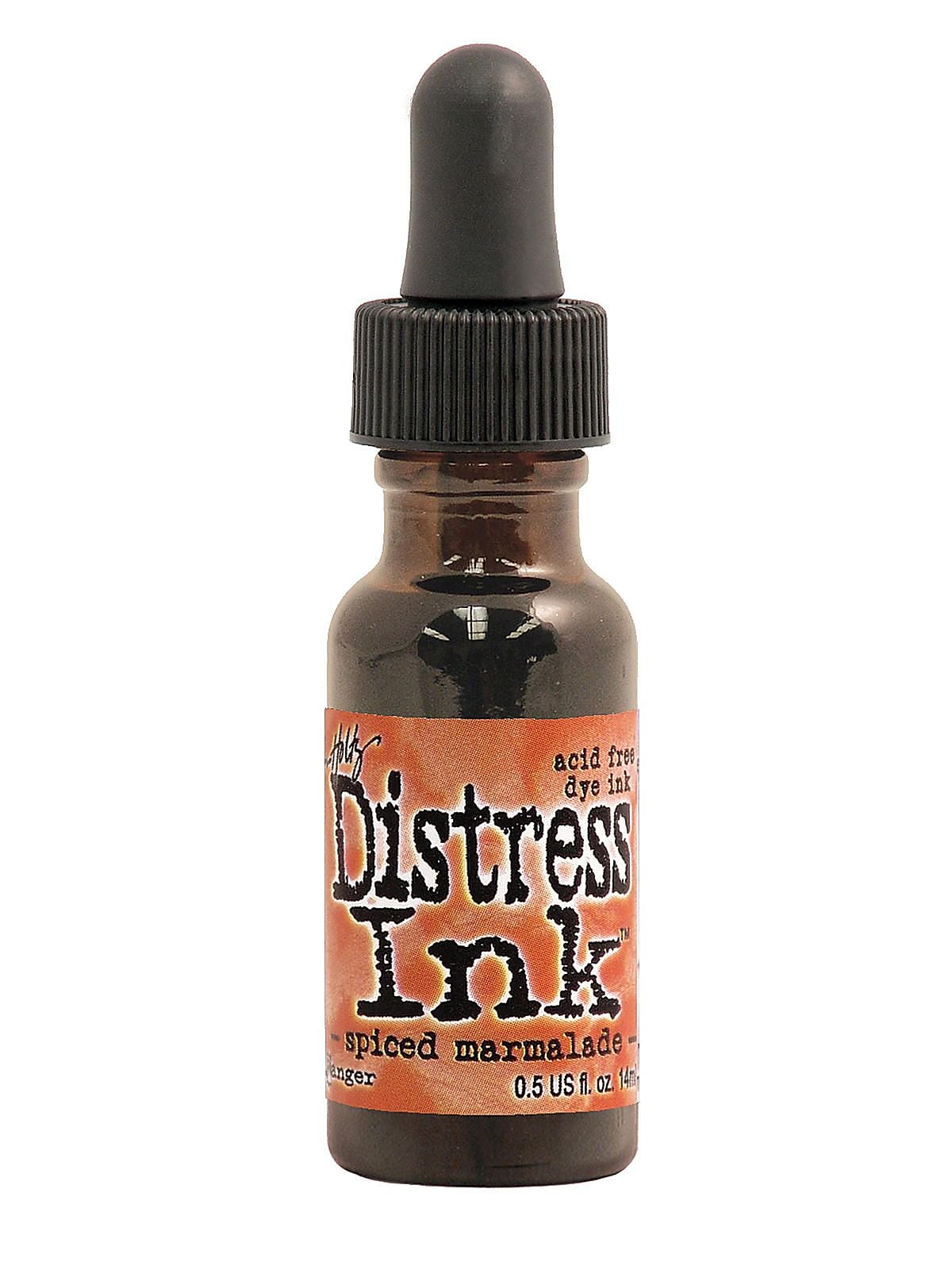 Ranger Tim Holtz Distress Ink, Spiced Marmalade, 0.5Oz Reinker Bottle, 3/Pack (77322-Pk3)