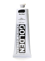 Golden Heavy Body Acrylic Paints Mars Black 5 Oz.
