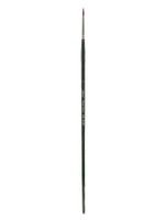 Silver Brush Ruby Satin Series Synthetic Brushes Long Handle, 1 Round No 2500 (31446)