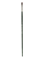 Silver Brush Ruby Satin Series Synthetic Brushes, Long Handle, 2, Filbert, 2503 (35356)