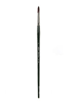 Silver Brush Ruby Satin Series Synthetic Brushes, Long Handle 6 Round No 2500 (46193)