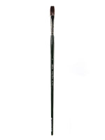 Silver Brush Ruby Satin Series Synthetic Brushes, Long Handle, 6-Flat 2501 (65859)