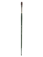 Silver Brush Ruby Satin Series Synthetic Brushes, Long Handle 4 Filbert No 2503 (83608)
