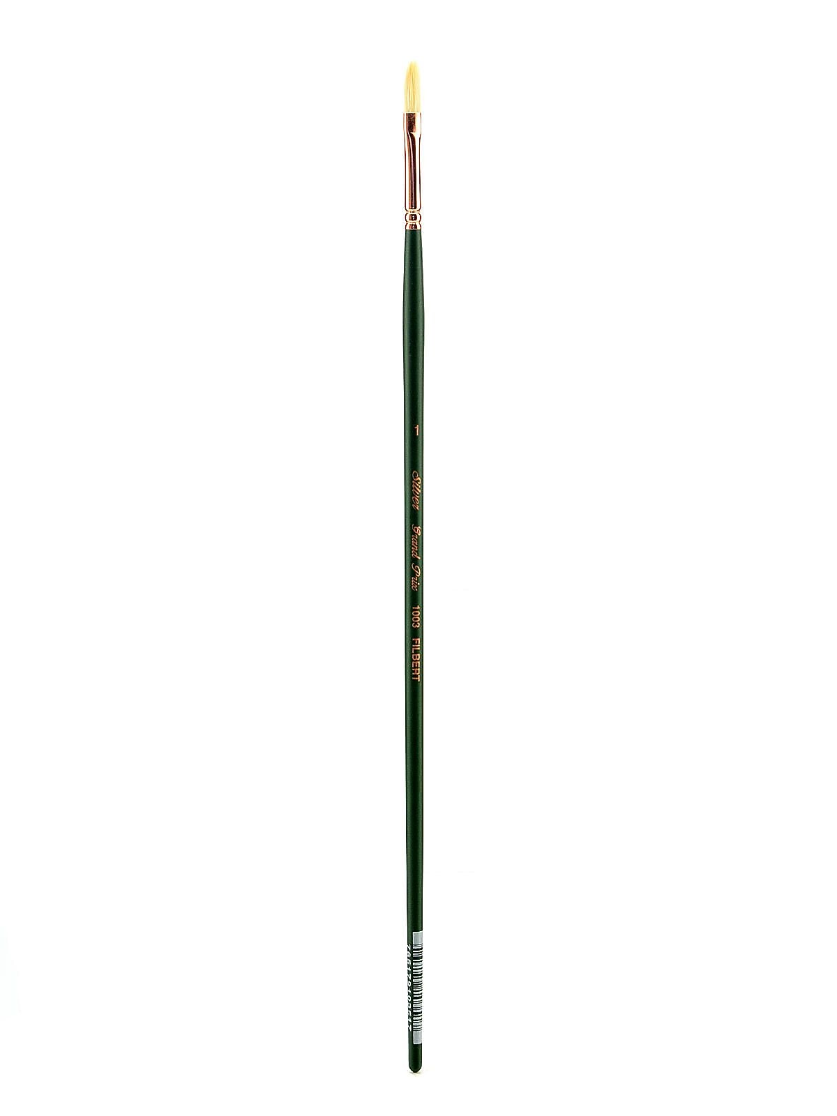 Silver Brush Grand Prix Series 1003 Hog Bristle Brush 1 Filbert 1003
