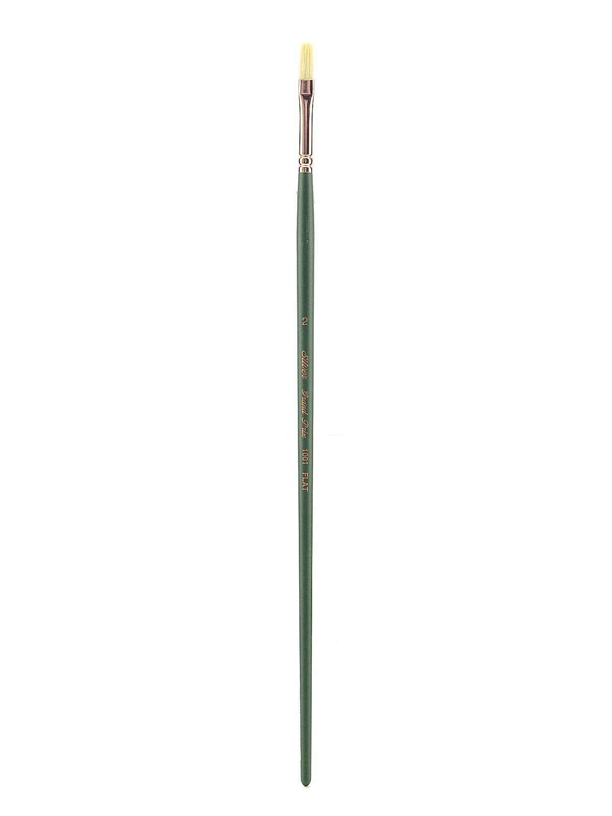 Silver Brush Grand Prix Series 1003 Hog Bristle Brush 2 Flat 1001